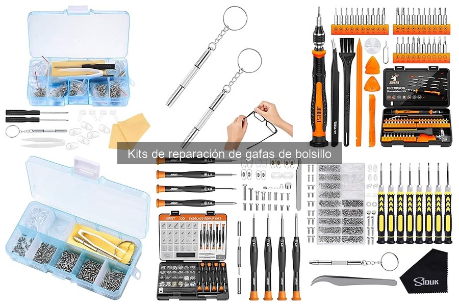 ¿Qué es un kit de reparación de gafas de bolsillo?