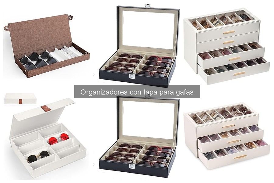 ¿Qué es un organizador con tapa para gafas? Características y Usos