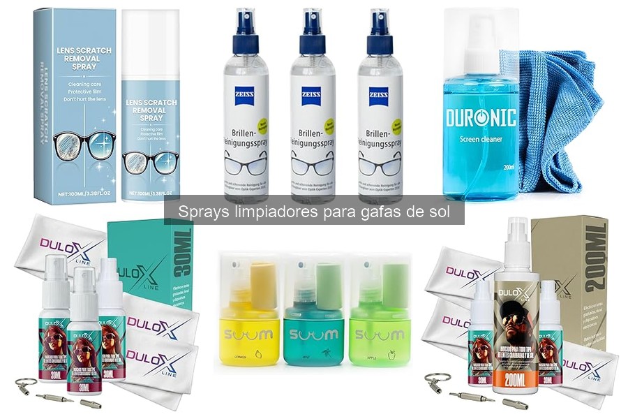 ¿Qué es un spray limpiador para gafas de sol? Guía esencial