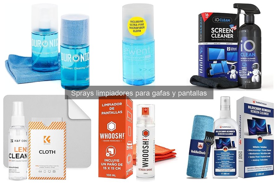 ¿Qué es un spray limpiador para gafas? Definición y uso
