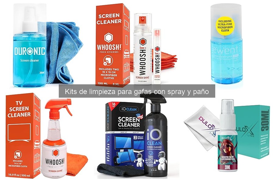 ¿Qué incluir en un kit de limpieza para gafas casero?