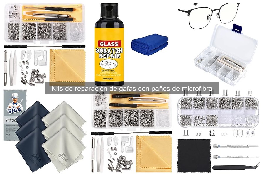 ¿Qué incluye un kit de reparación de gafas?