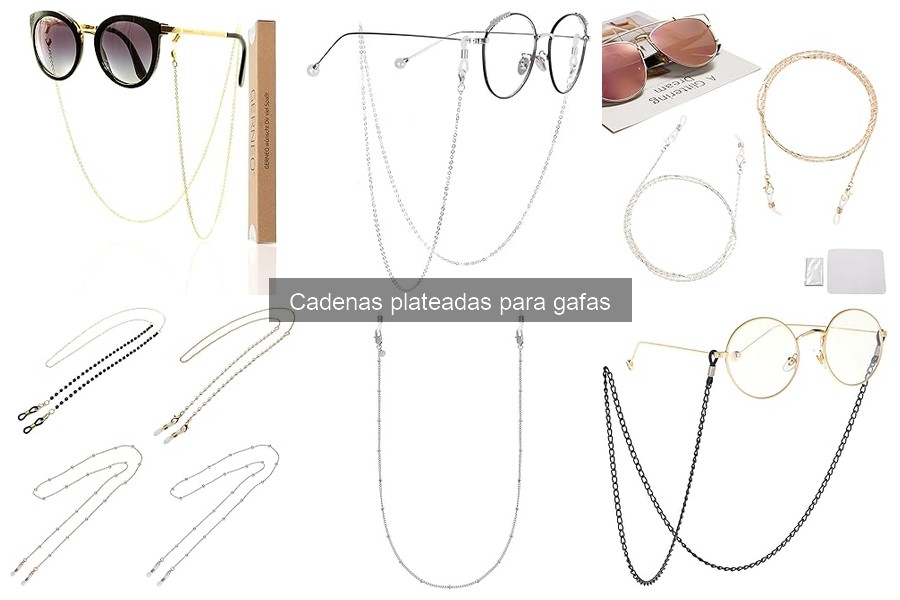 ¿Qué son las cadenas plateadas para gafas? Descúbrelo aquí