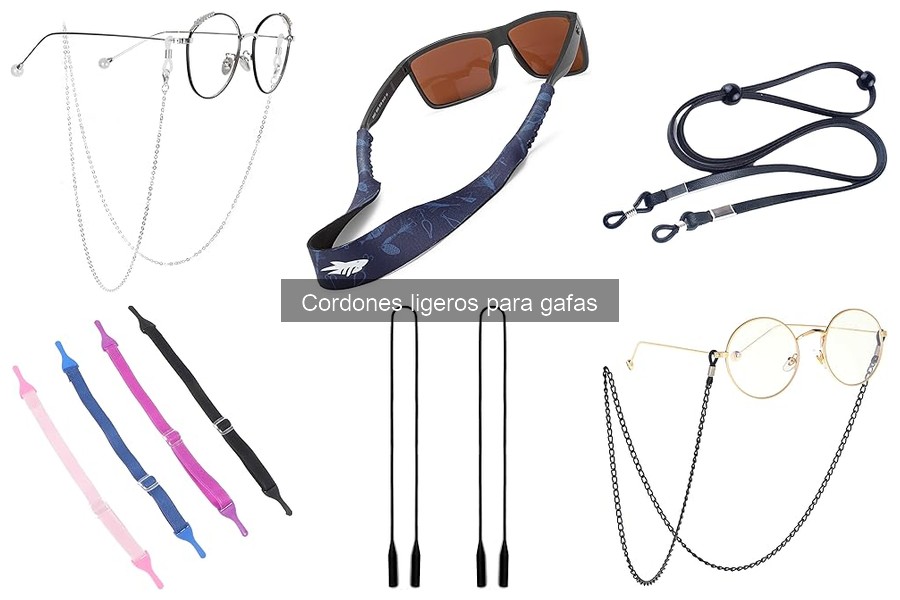 ¿Qué son los cordones ligeros para gafas? Descúbrelos aquí