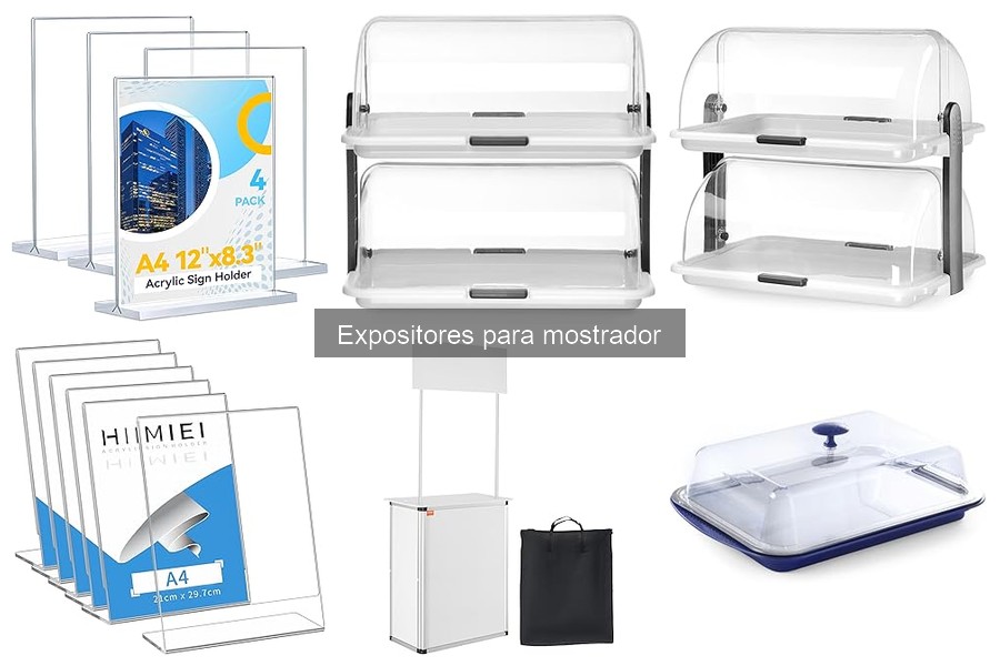 ¿Qué son los expositores para mostrador? Características y Función