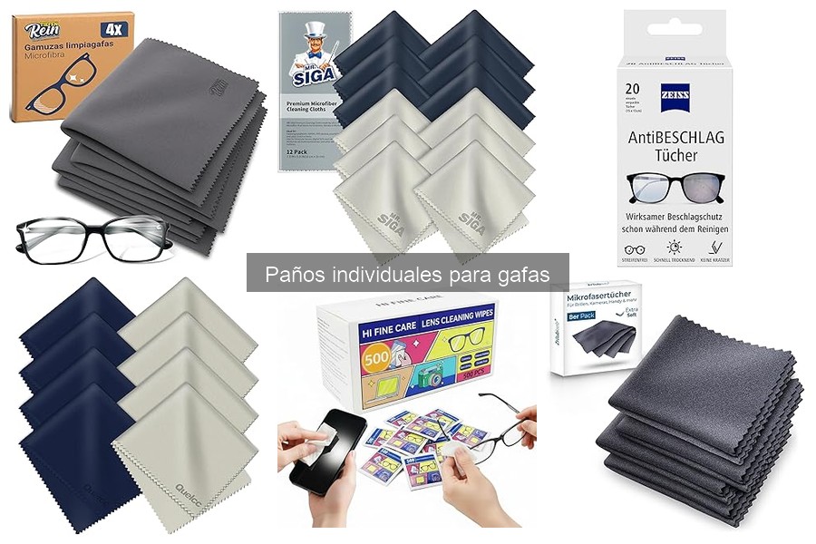 ¿Qué son los paños para gafas? Función y Materiales