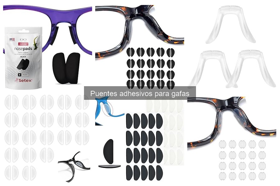¿Qué son los puentes adhesivos para gafas? Guía Completa