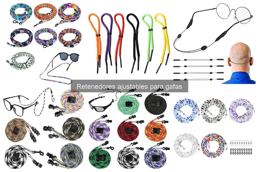 ¿Qué son los retenedores ajustables para gafas?