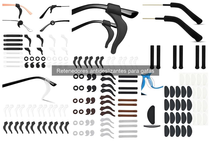 ¿Qué son los retenedores antideslizantes para gafas?