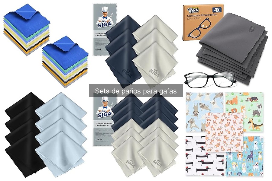 ¿Qué son los sets de paños para gafas? Descúbrelos aquí