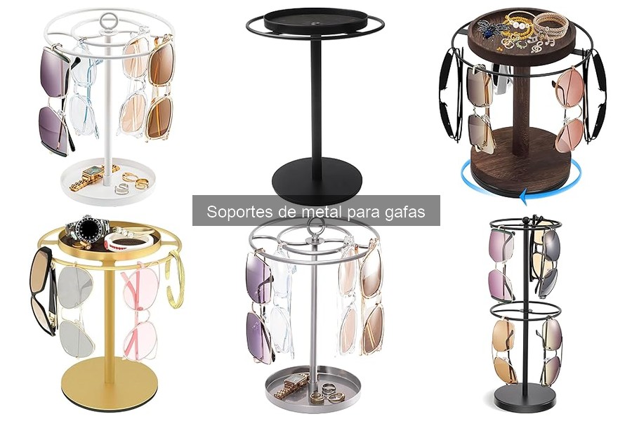 Qué son los soportes de metal para gafas: ventajas y funciones