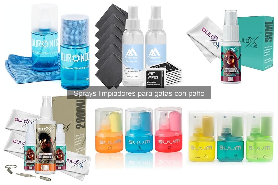 ¿Qué son los sprays limpiadores para gafas? Todo lo que necesitas saber