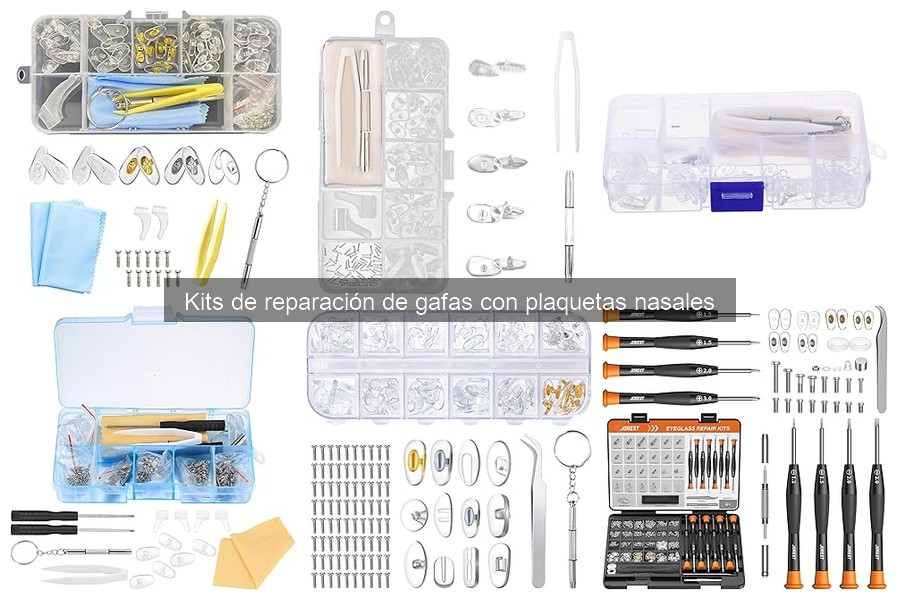 Reseñas de Kits de Reparación de Gafas con Plaquetas Nasales