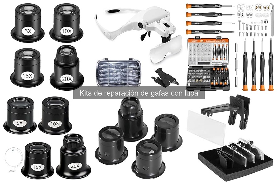 Resultados de reparar gafas con kit de lupa