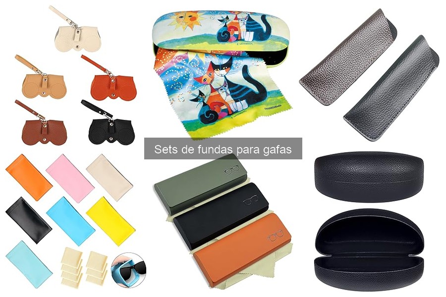 Sets de fundas personalizadas para gafas: opciones disponibles