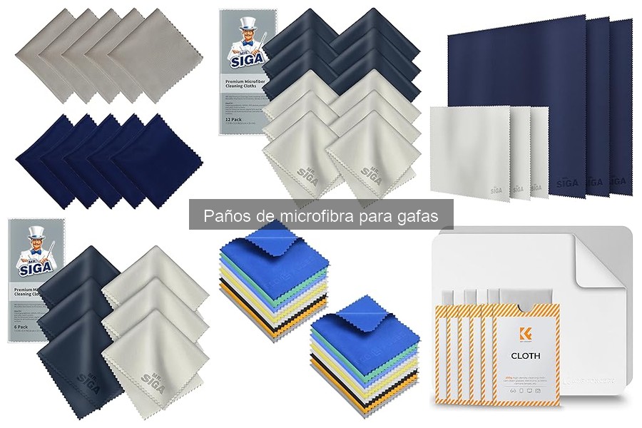 ¿Son efectivos los paños de microfibra para gafas?