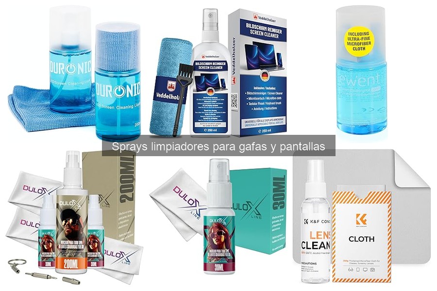 ¿Son efectivos los sprays limpiadores para pantallas?