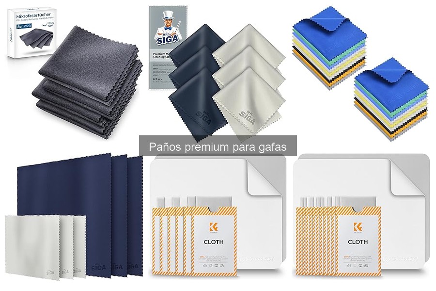 ¿Son realmente necesarios los paños premium para gafas?