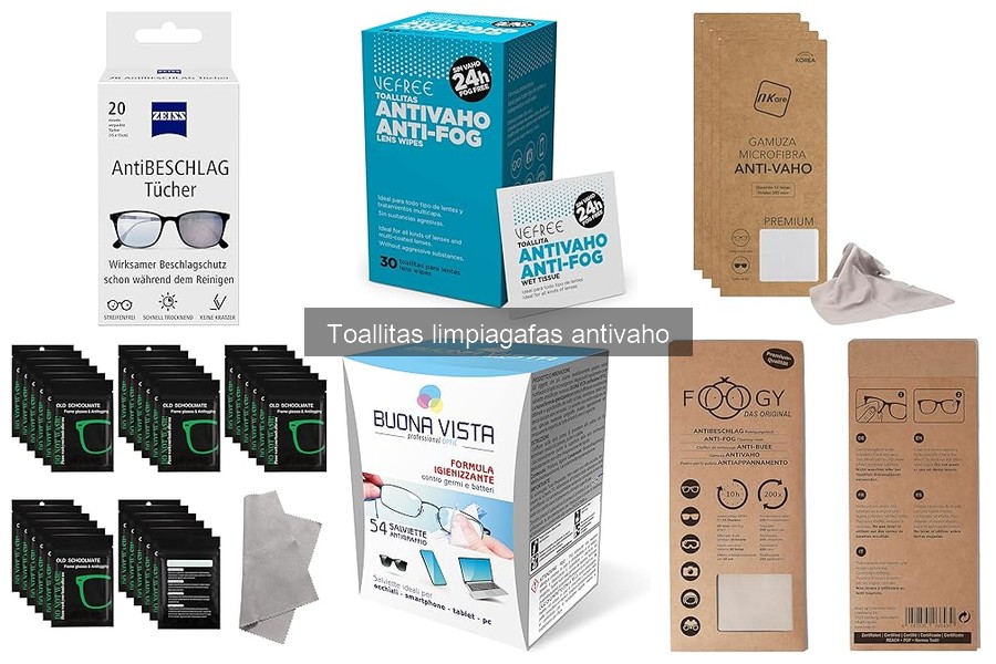 ¿Son seguras las toallitas antivaho para todos los lentes?