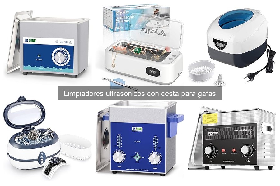 ¿Son seguros los limpiadores ultrasónicos para gafas?