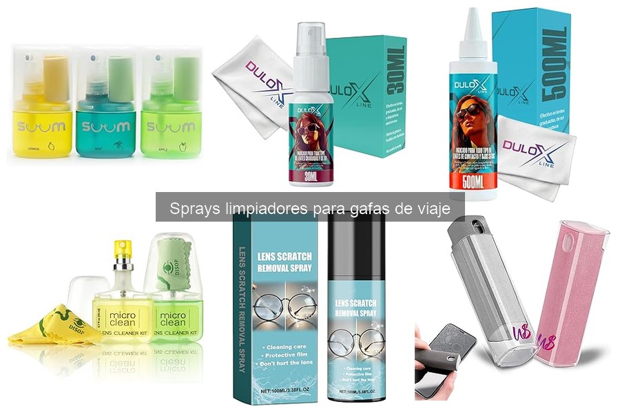 ¿Son seguros los sprays limpiadores para lentes especiales?