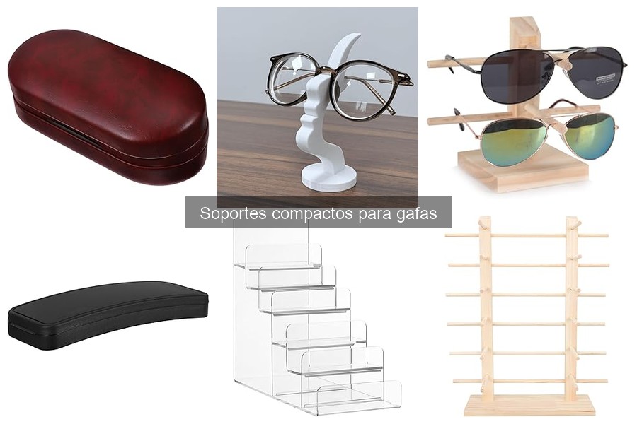 Soportes compactos para gafas: compara los más resistentes