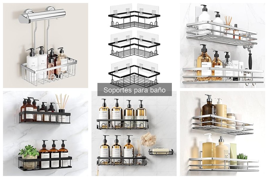 Soportes para baño en espacios pequeños: soluciones prácticas