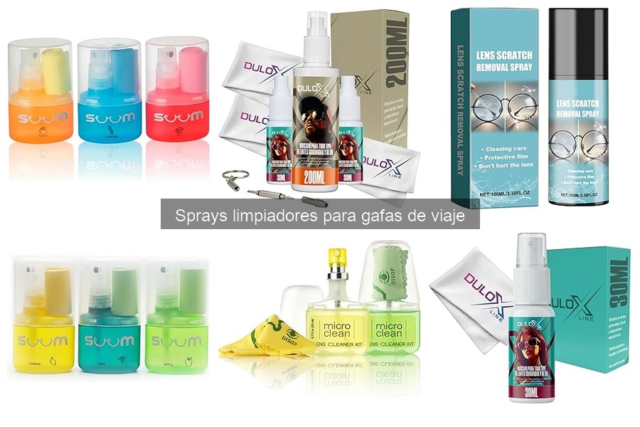 Spray Limpiador para Gafas de Viaje: ¿Qué es y para qué sirve?
