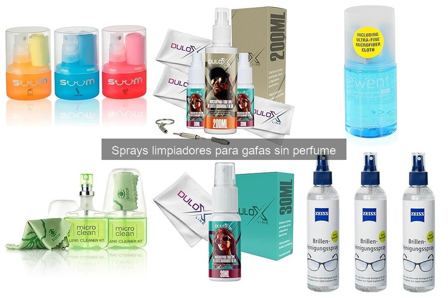 Spray Limpiador para Gafas Sin Perfume: ¿Qué son?