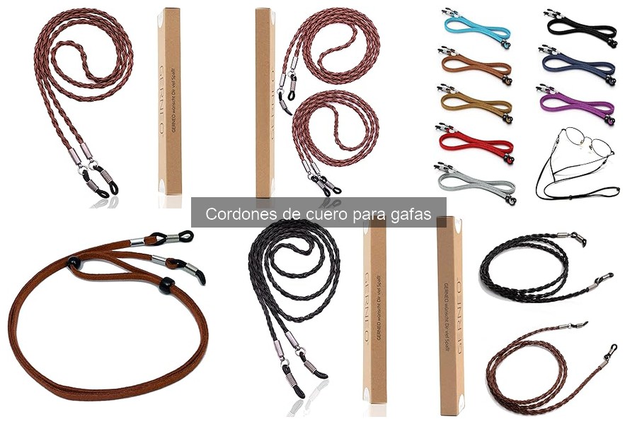 Tendencias en cordones de cuero para gafas: estilos populares