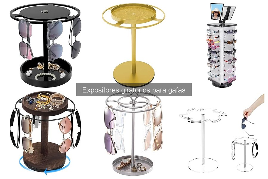 Tendencias en diseñar expositores giratorios para gafas