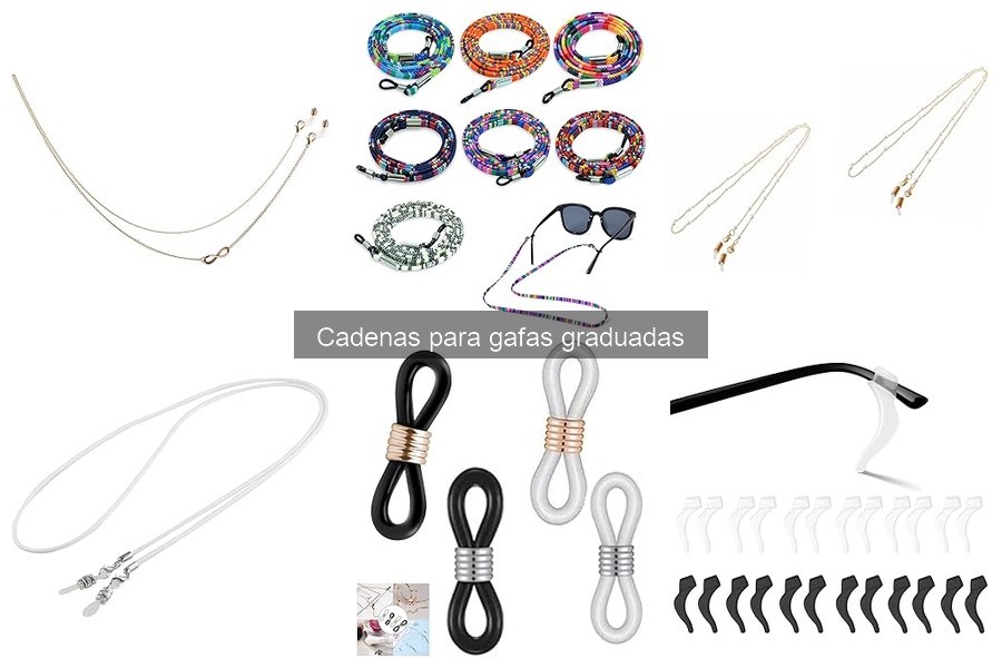 Tipos de cadenas para gafas graduadas: guía completa