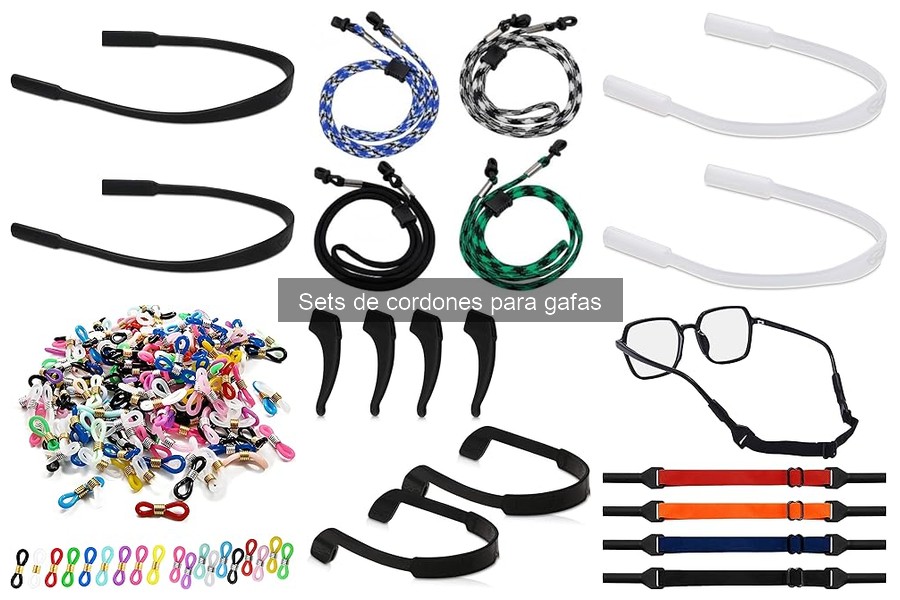 Tipos de cordones para gafas: materiales y estilos