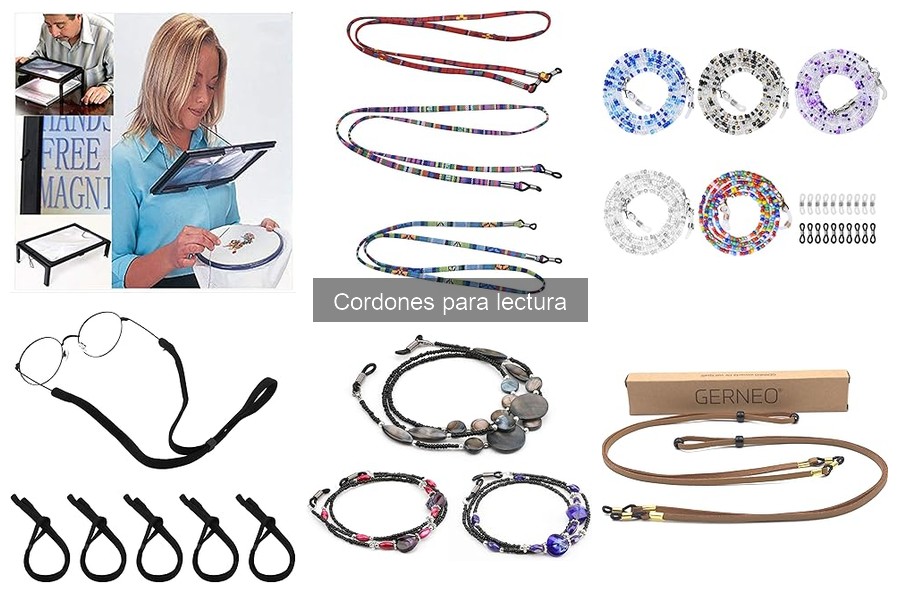 Tipos de cordones para lectura y sus usos prácticos