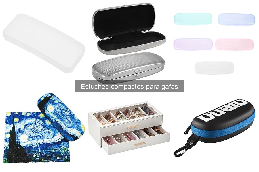 Tipos de estuches compactos para gafas que debes conocer