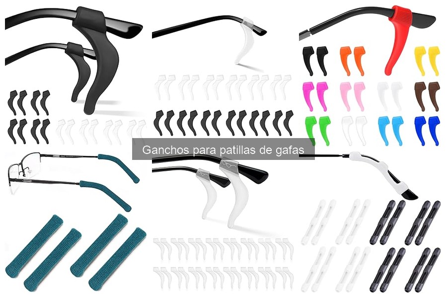 Tipos de ganchos para patillas de gafas: Guía completa
