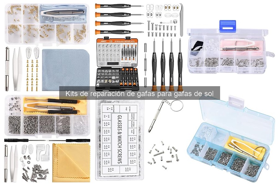 Tipos de kits de reparación para gafas de sol