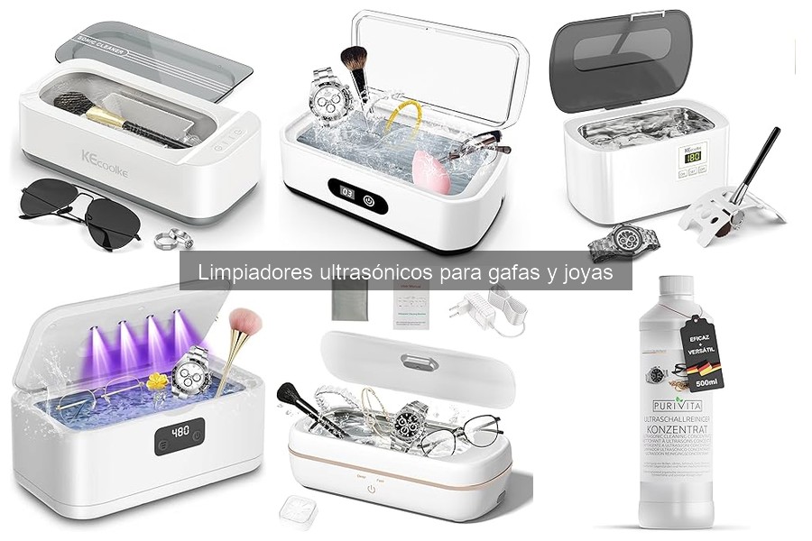 Tipos de Limpiadores Ultrasónicos para Gafas y Joyas