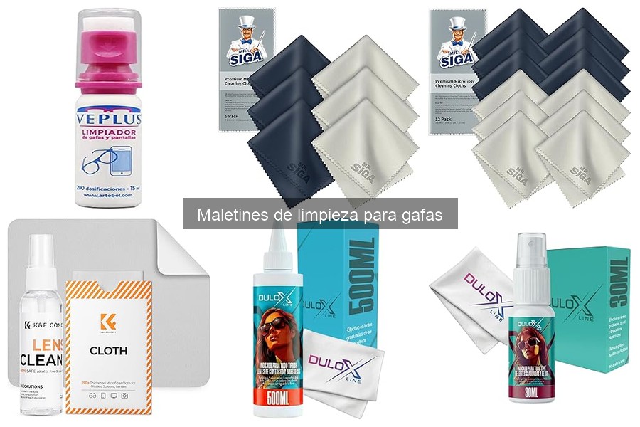 Tipos de maletines de limpieza para gafas: guía completa