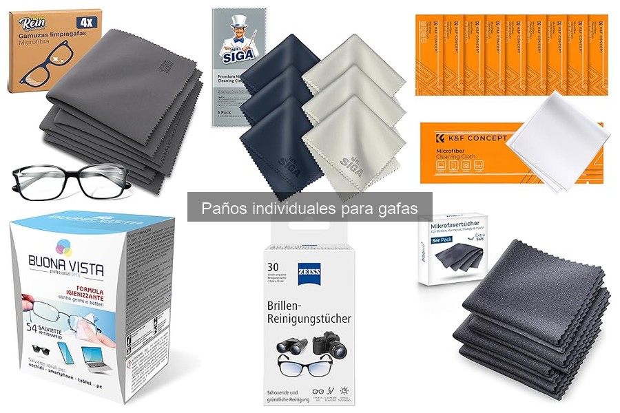 Tipos de paños para gafas: Guía completa y características