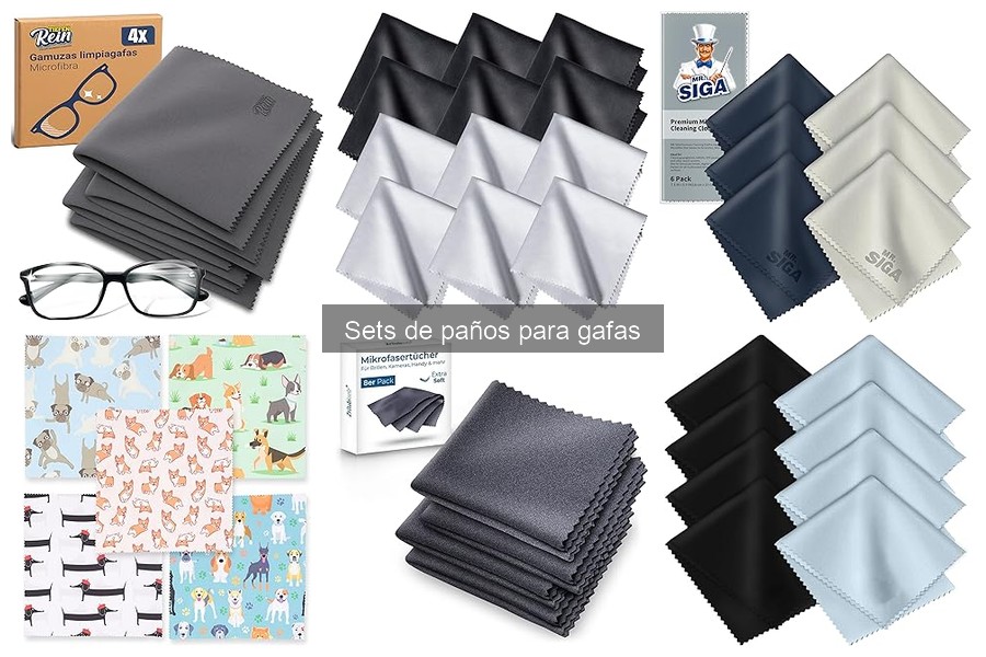 Tipos de paños para gafas y sus usos: ¡Conoce las opciones!