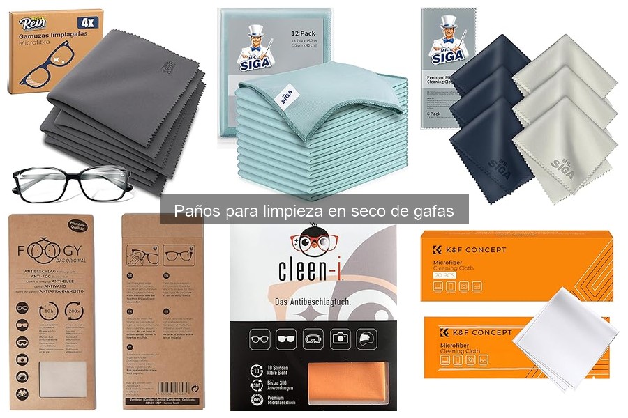 Tipos de paños para limpiar gafas: mejores opciones y usos