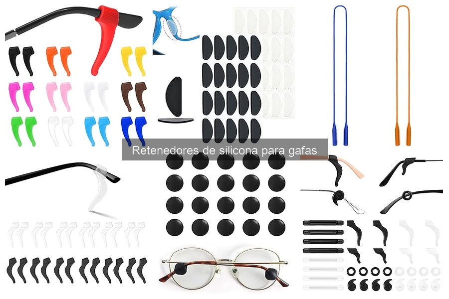 Tipos de retenedores de silicona para gafas: Guía completa