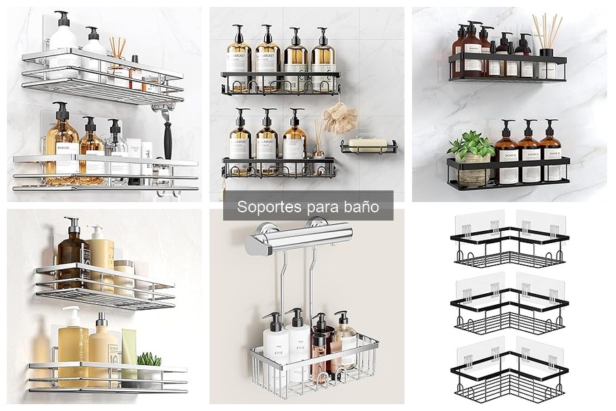 Tipos de soportes para baño: guía de opciones y usos