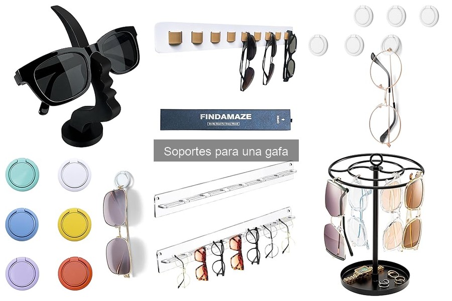 Tipos de soportes para gafas: opciones y características