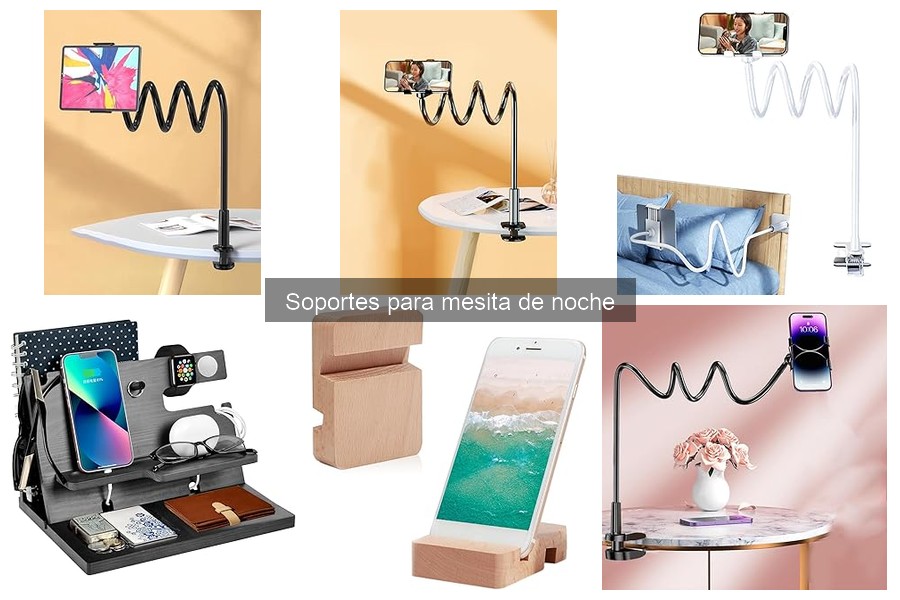 Tipos de soportes para mesita de noche: ¡Encuentra el ideal!