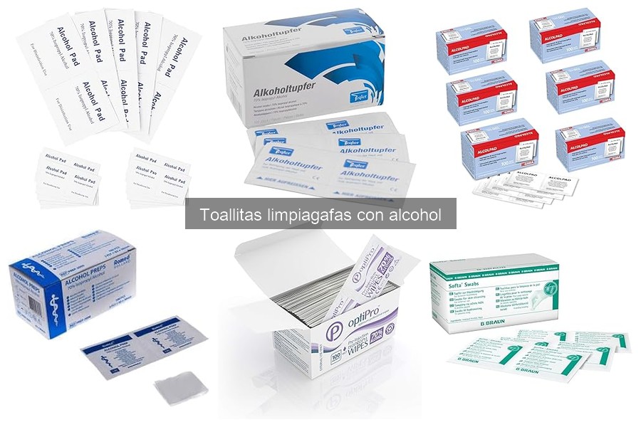Toallitas limpiagafas con alcohol: Beneficios y Usos