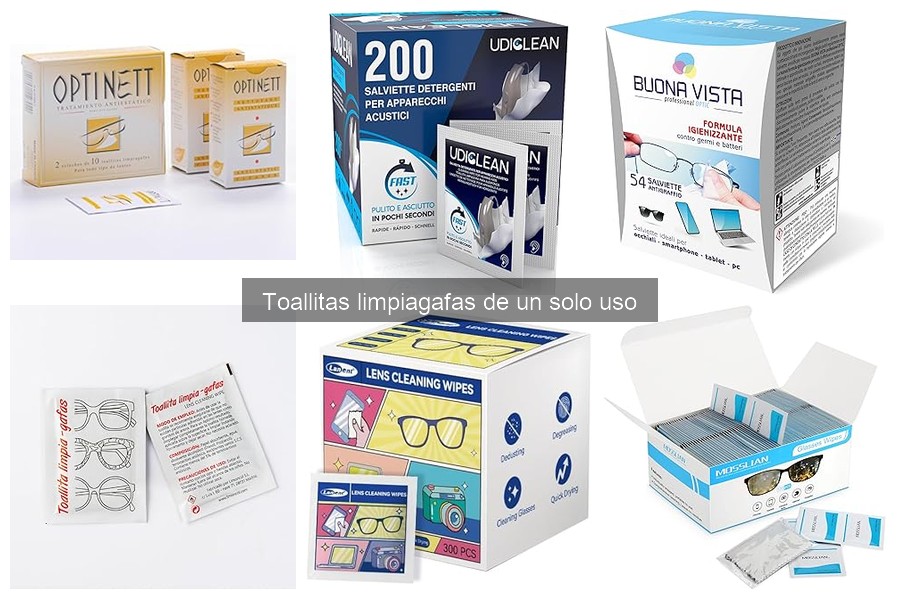 Toallitas limpiagafas de un solo uso: ¿Qué son y características?