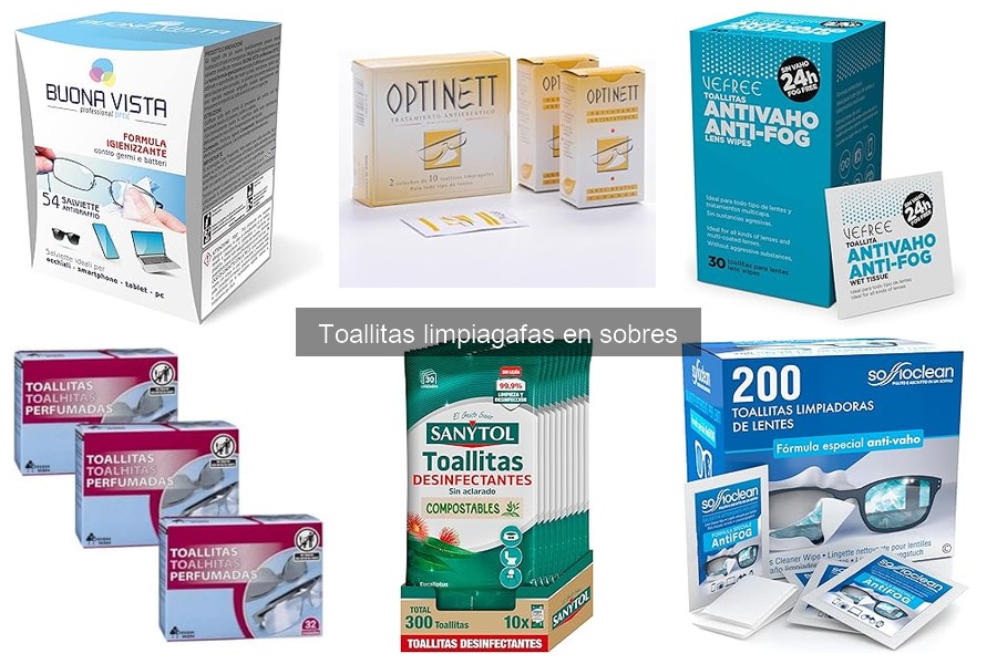 Toallitas limpiagafas en sobres: ¿son efectivas para lentes anti-reflejantes?