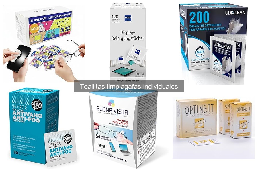 Toallitas Limpiagafas Individuales: Qué Son y Beneficios